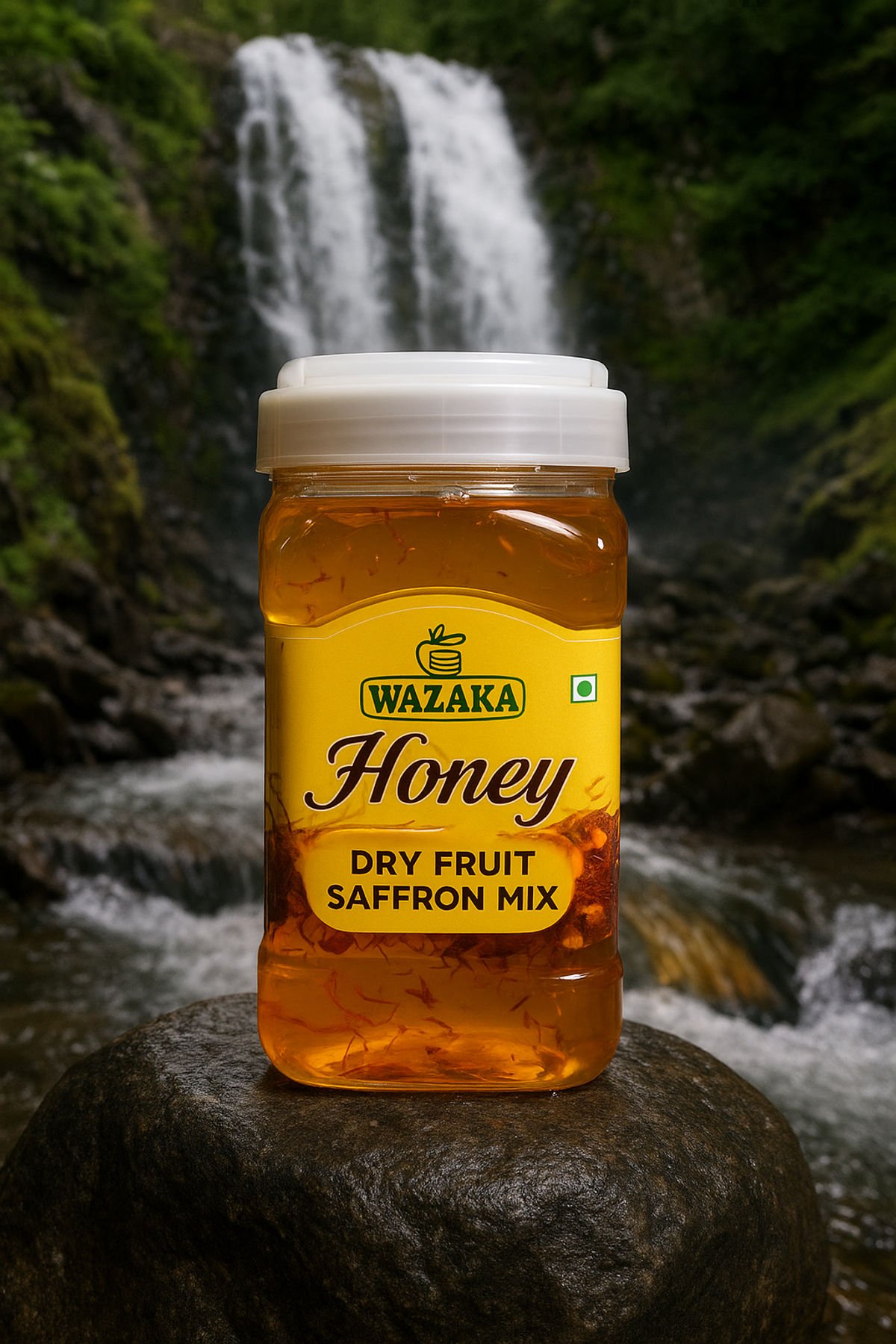 Dry Fruit And Saffron Mix Honey