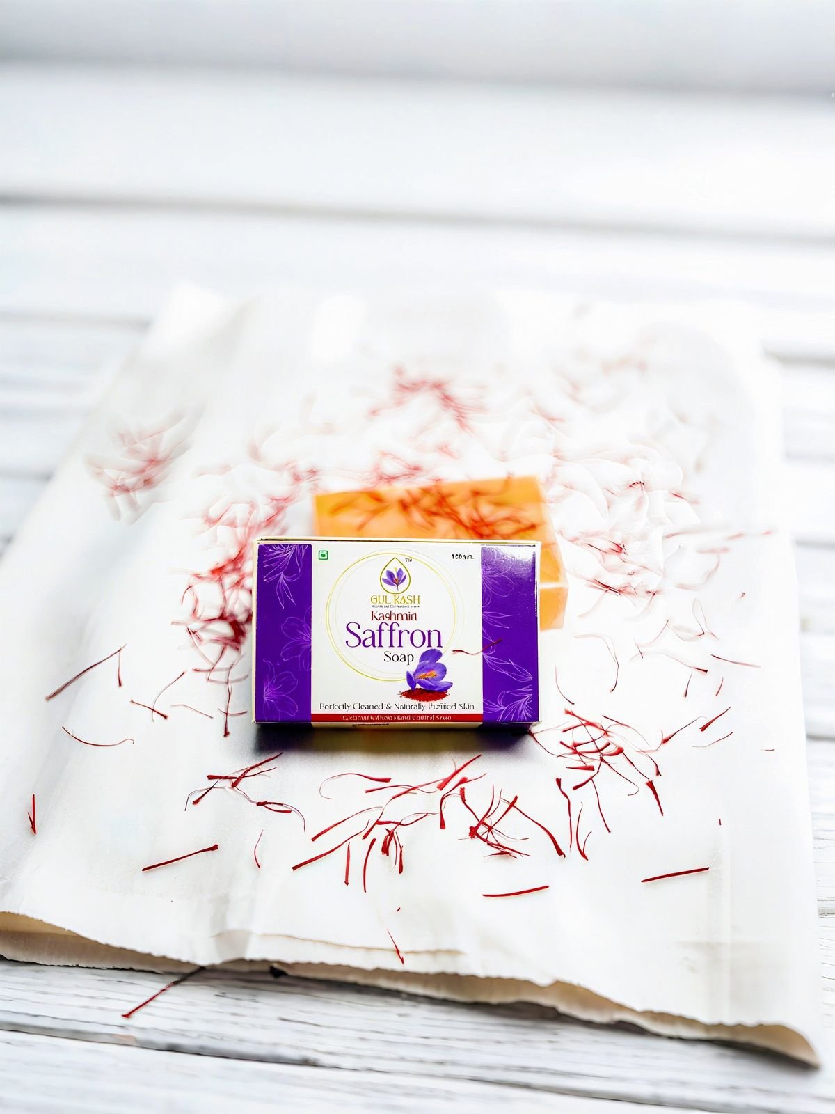 Kashmiri Saffron Soap, Hand Crafted